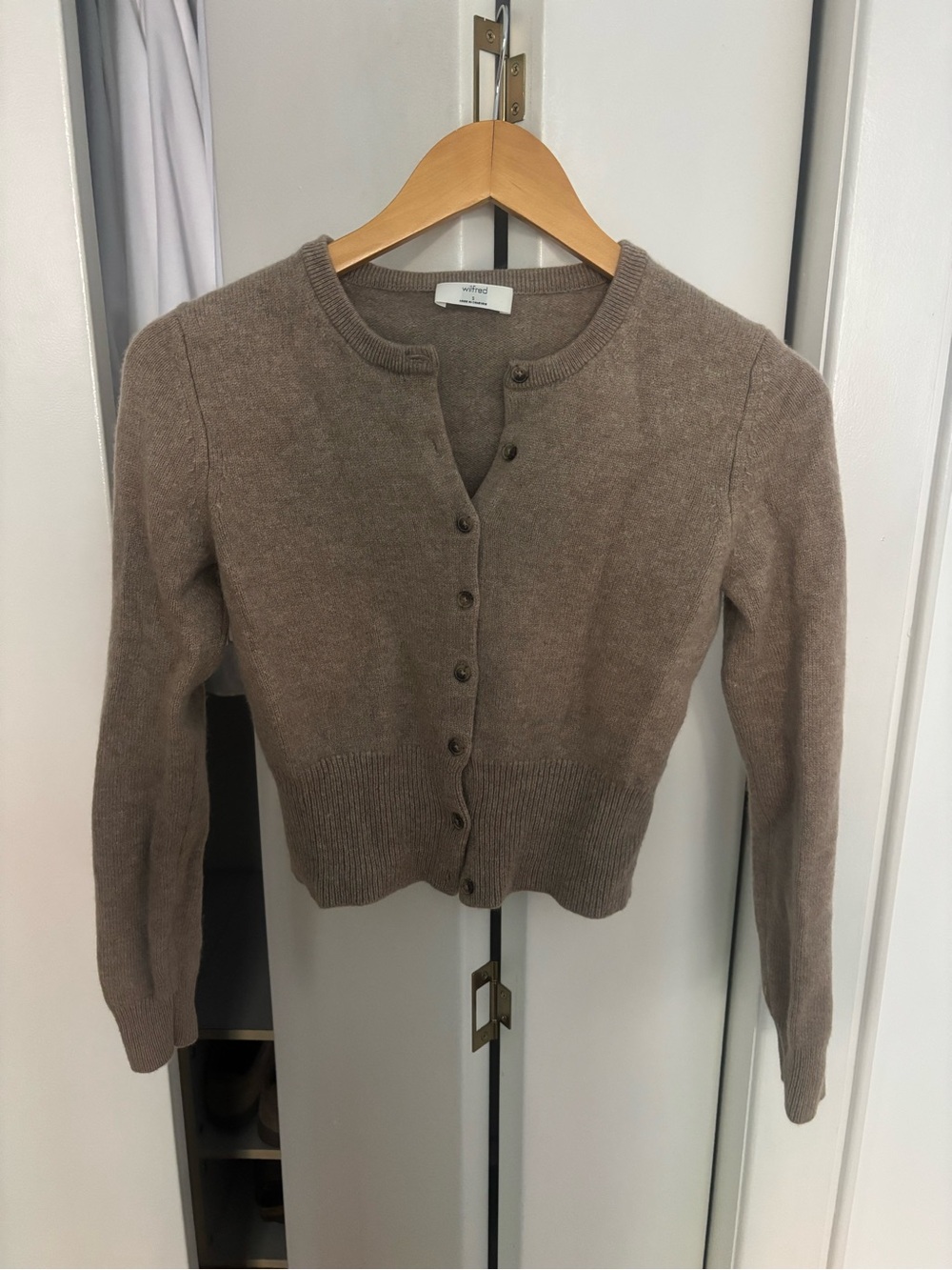 Aritzia JOLIE WOOL CASHMERE CARDIGAN